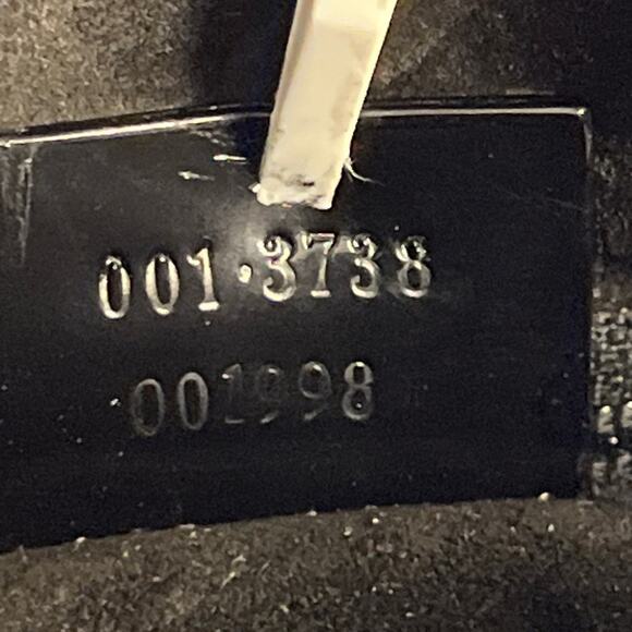 Gucci GG Monogram Bucket Bag Black Resin Ring Handles Vintage Frida Giannini - Picture 3 of 16